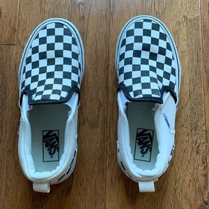 Vans checkers kids shoes